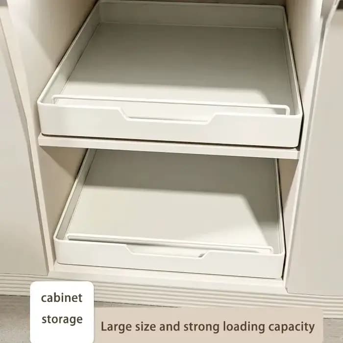 Nouveau support de rangement de cuisine avec Rails coulissants, Type tiroir de cuisine coulissant, p