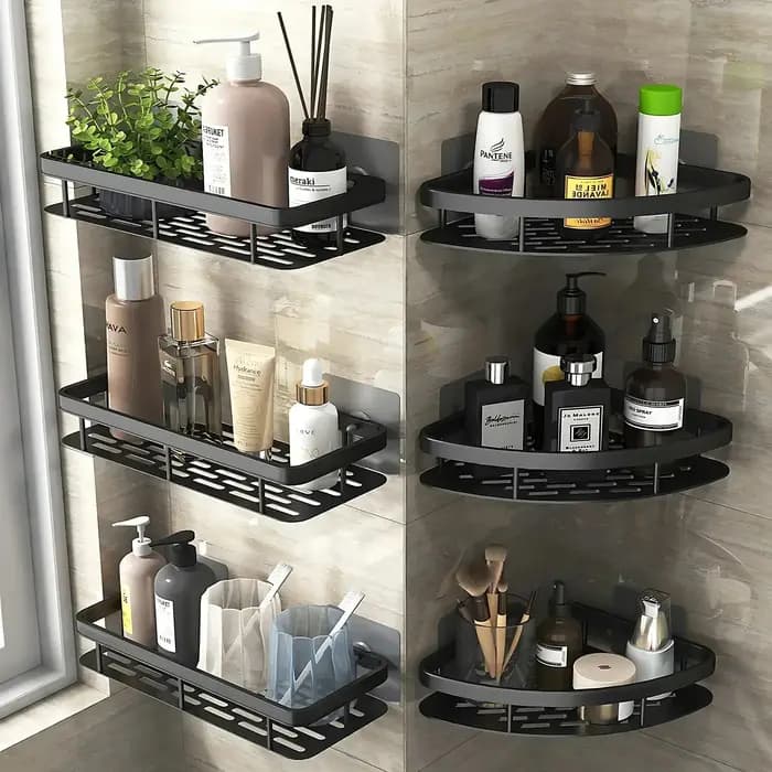 HOShelf-Étagère de douche T1 en alliage d'aluminium