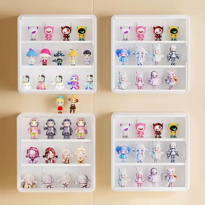 Boîte de rangement murale pour figurines d'action