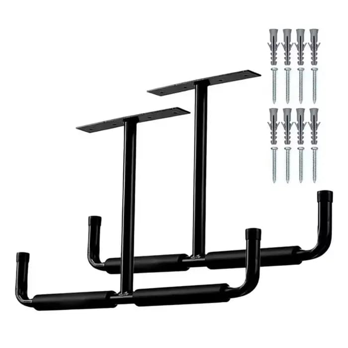 Étagère de rangement suspendue en forme de T pour garage, robuste, pour organiser les pelles et les