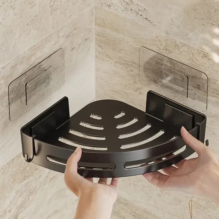 Support de rangement en plastique pour salle de bain