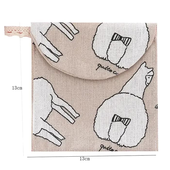 Sac de rangement de serviettes hygiéniques pour femmes et filles