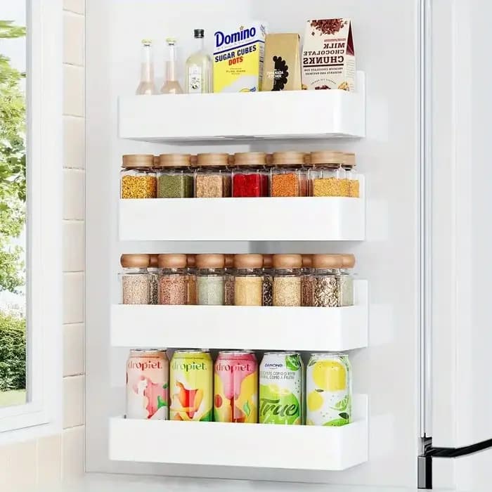 Panier magnétique de rangement pour réfrigérateur
