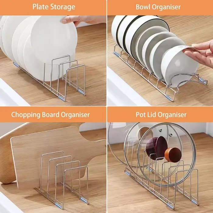 Égouttoir à vaisselle de cuisine en acier inoxydable pour plan de travail