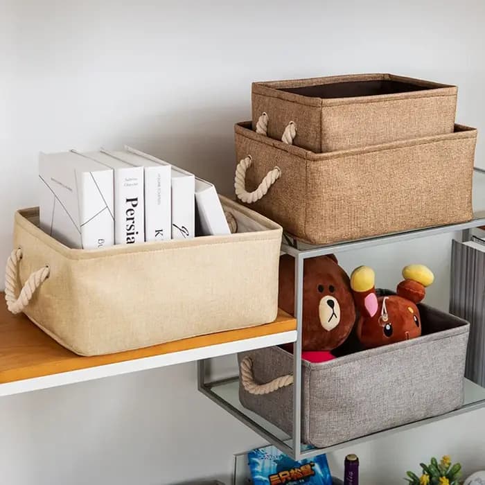 Paniers de Rangement Pliants pour Jouets d'Enfants
