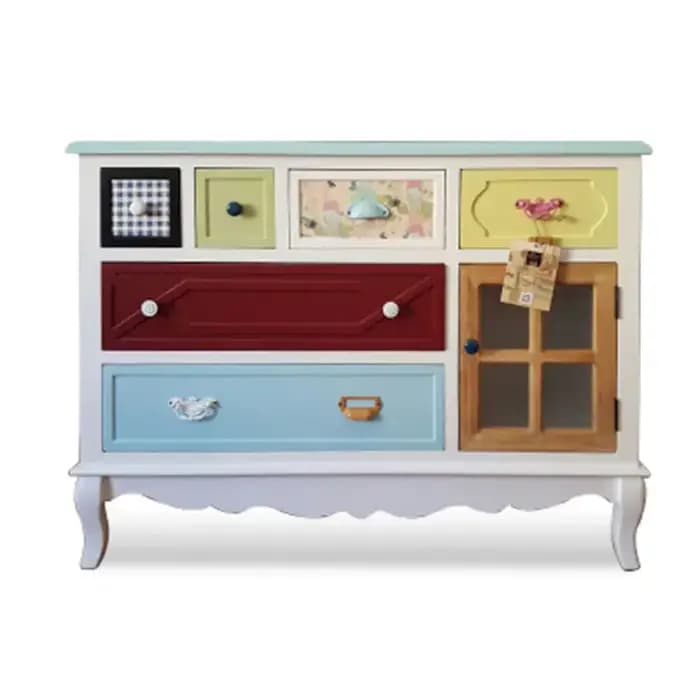 Sac affichage crème Salon armoires plancher nordique américain côté armoire grand bureau Muebles