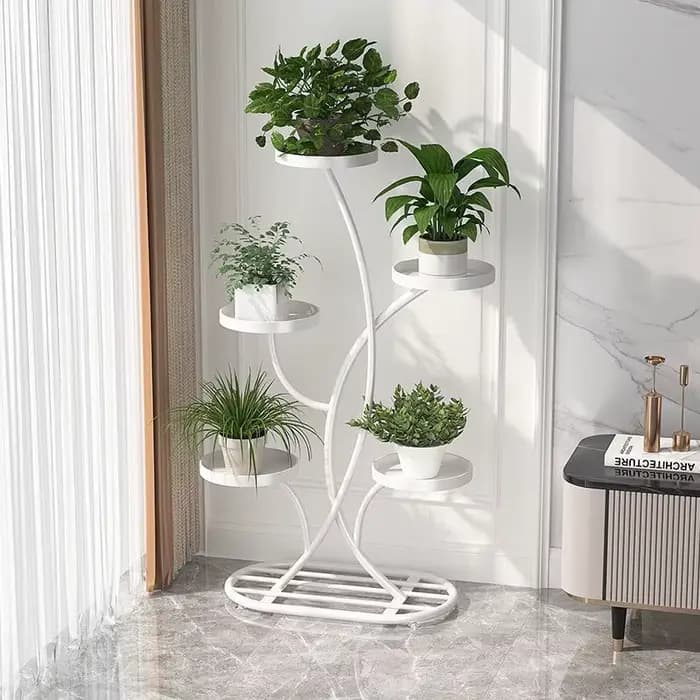 Étagère à plantes en métal