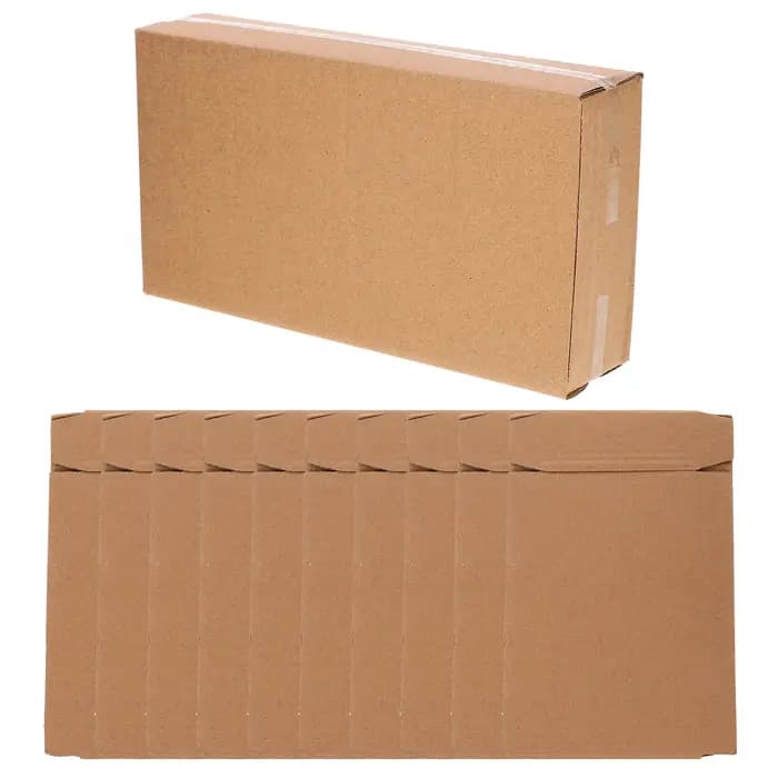 10 boîtes d'expédition petites en papier épais, anti-chute, résistantes à la compression, pliables,