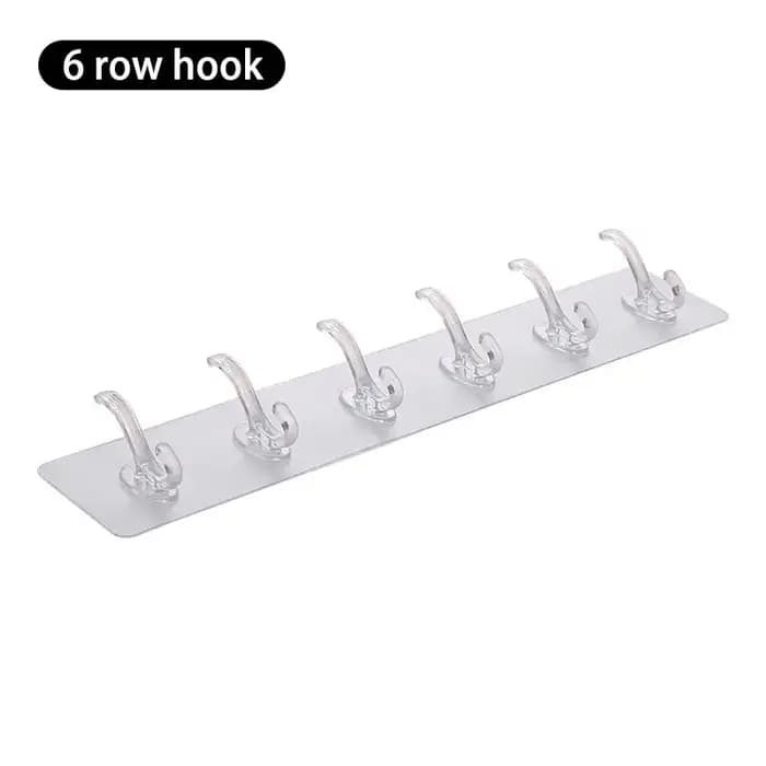 6 NucleoHooks transparents sans trace