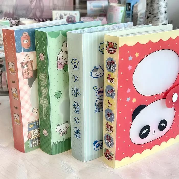 WAKAWAKA A6 classeur de rangement Kawaii organisateur de documents avec motif trèfle Vintage Showa Style page fixe
