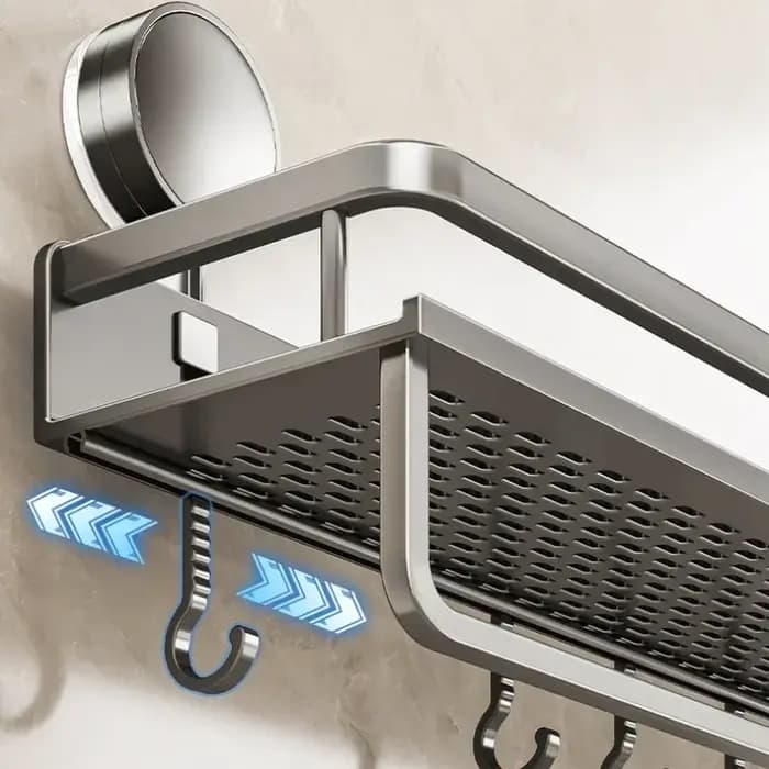 Ventouse porte-shampooing étagère de salle de bain organisateur de rangement de maquillage
