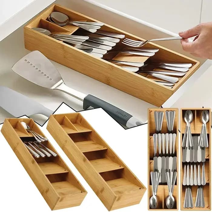MELTool-Couverts Compacts en Bambou