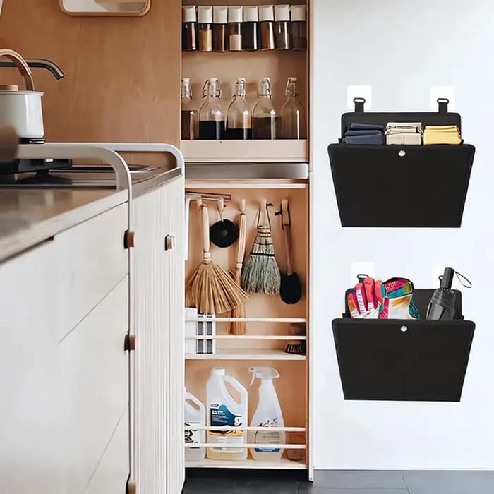 Organisateur de rangement mural pour étagère à chaussures RV
