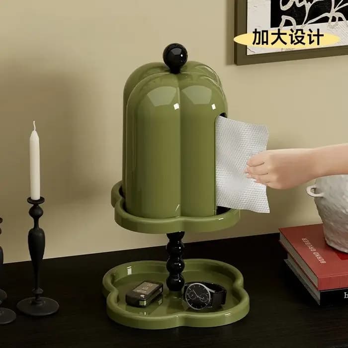 Boîte à mouchoirs rétro française dans le style ancien du sens avancé