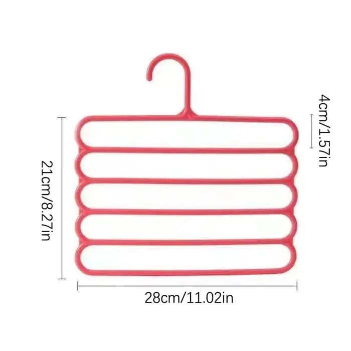 Cintres pour vêtements, supports pour pantalons, organisateurs de rangement de placard, 5 couches pour pantalons, serviettes, écharpes, supports d'organisation de rangement