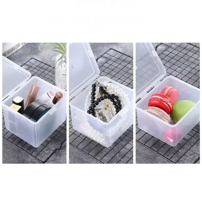 Boîte de Rangement Polyvalente en Plastique avec Couvercle