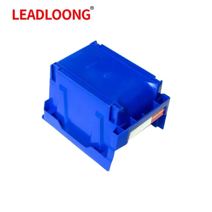 LEADLOONG V5 boîte de rangement combinable 6 pièces 10.8*8.4*7in/27.6*21.3*18cm bac réglable adapté pour entrepôt école Garage bureau