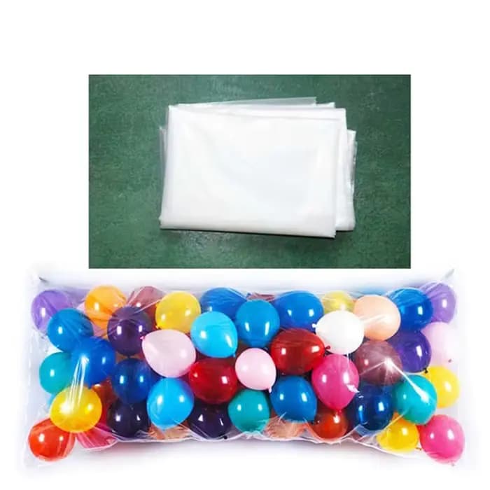 Grand Sac de Rangement en Plastique Transparent pour Ballons