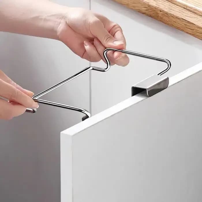 Support de sac poubelle de cuisine en acier inoxydable