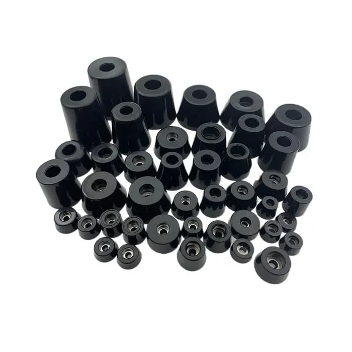 1/4/8pc En Caoutchouc Pieds Meubles Pieds Protecteur De Plancher De Chaise Coussin Circulaire Tampon