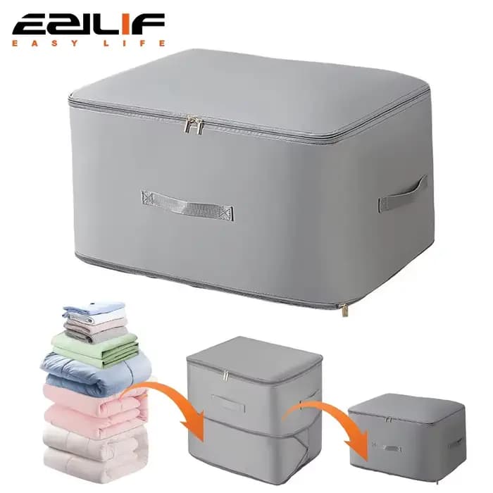 Sac de rangement auto-compressible pour couette