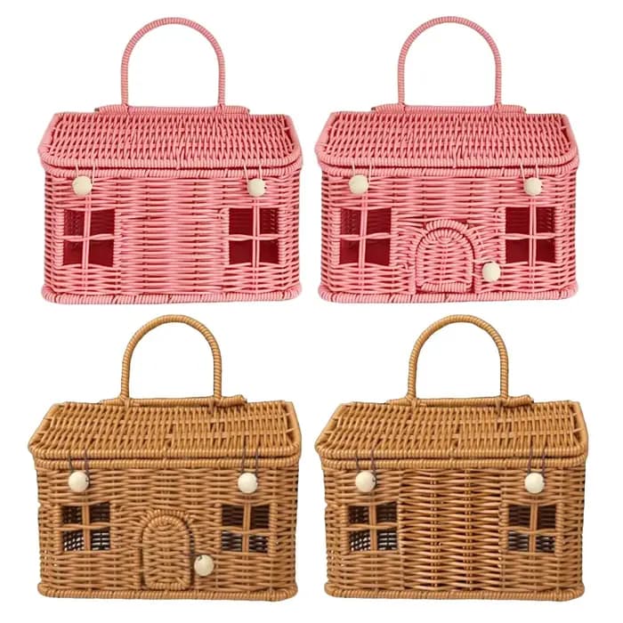 Paniers en osier pour rangement
