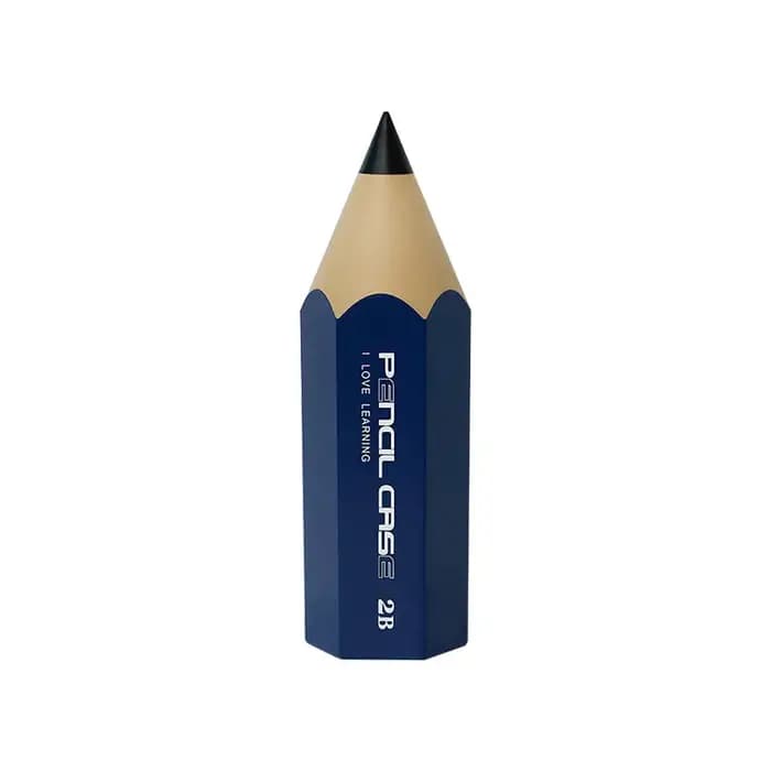 Boîte de rangement en forme de crayon pour étudiant