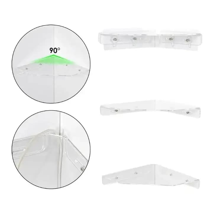 Les étagères acryliques murales set 3