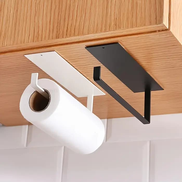 Porte-serviettes en papier de cuisine en acier au carbone