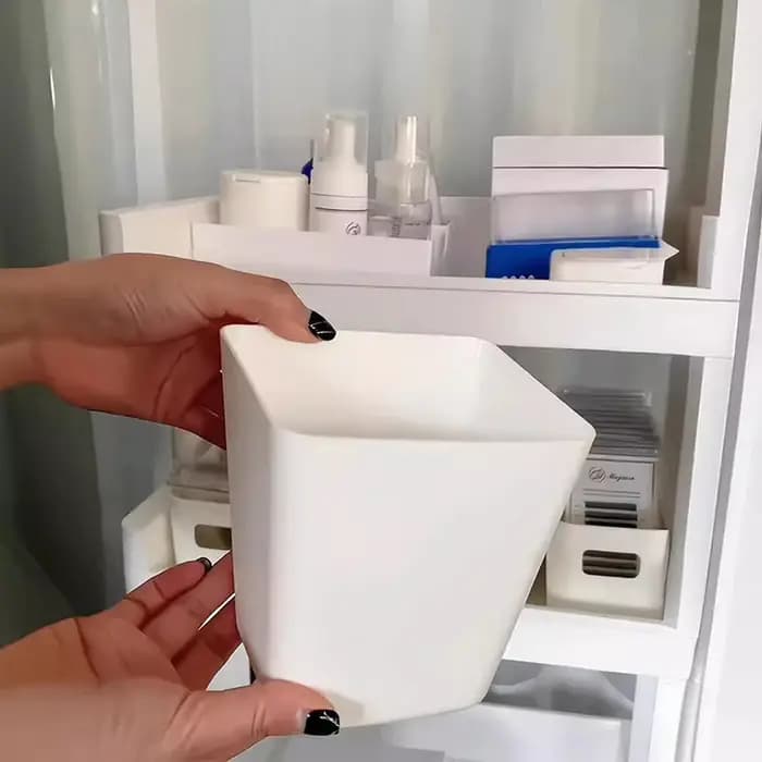 Mir de rangement en plastique pour la cuisine