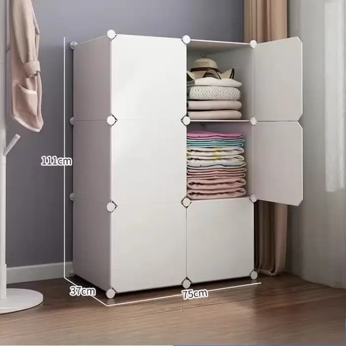 Armoire Portable Modulable pour Chambre à Coucher