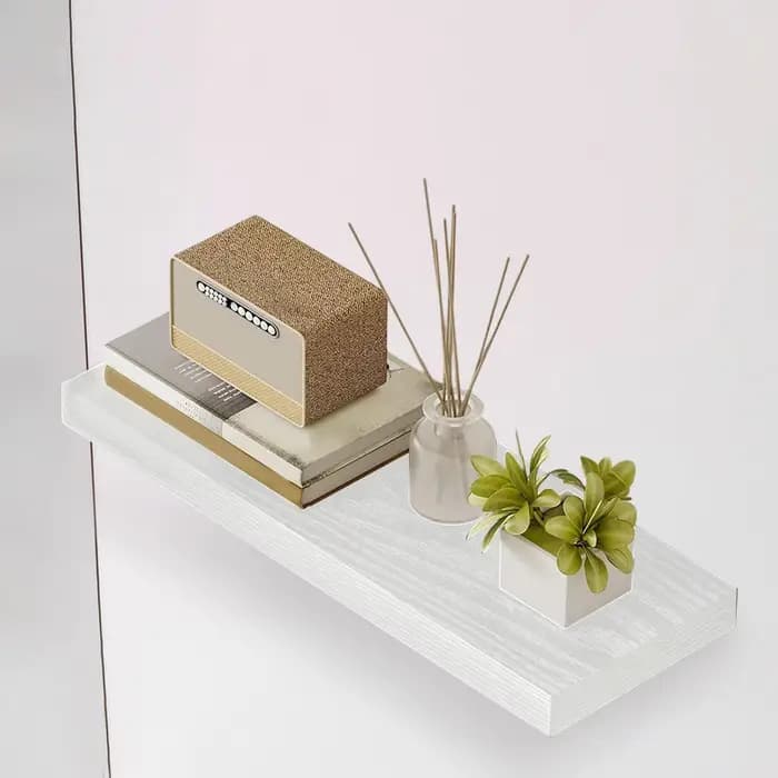 Étagère flottante pour décoration murale, robuste, polyvalente, avec support Invisible, pour salon, crèche, cuisine, salle de bain, livres