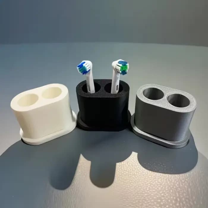 Boîte de rangement pour têtes de brosse à dents électriques