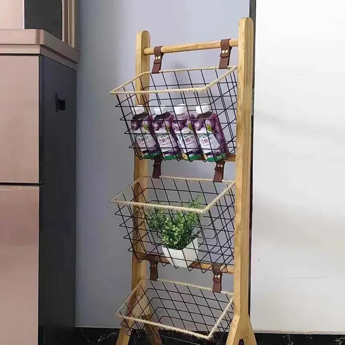 Étagère de rangement Simple au sol de la maison