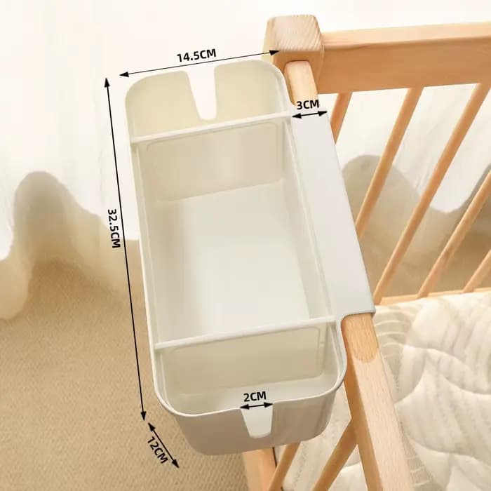Organisateur multifonctionnel pour lit de bébé