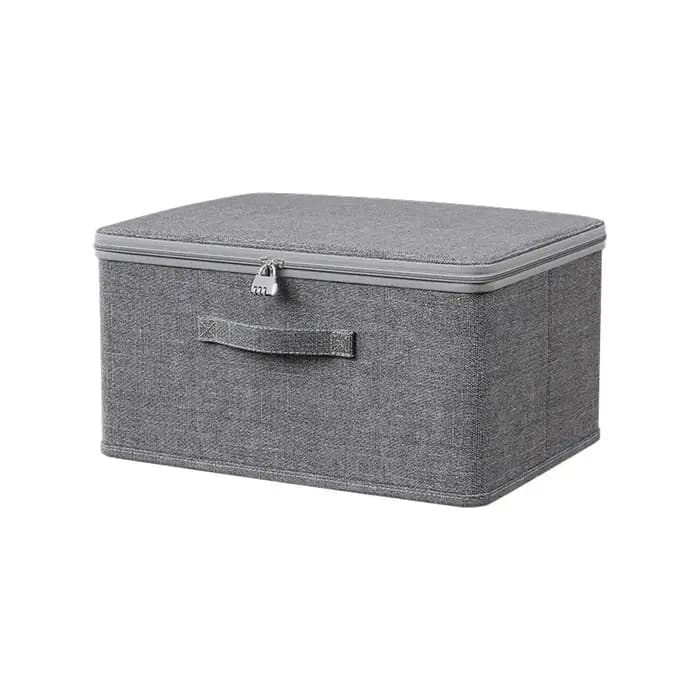 Nouvelle boîte verrouillable organisateur de vêtements avec mot de passe serrure pantalon pull armoi