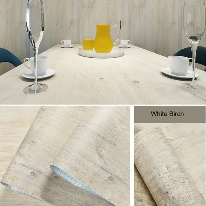 Rouleau de Papier Peint Auto-Adhésif Imperméable en PVC