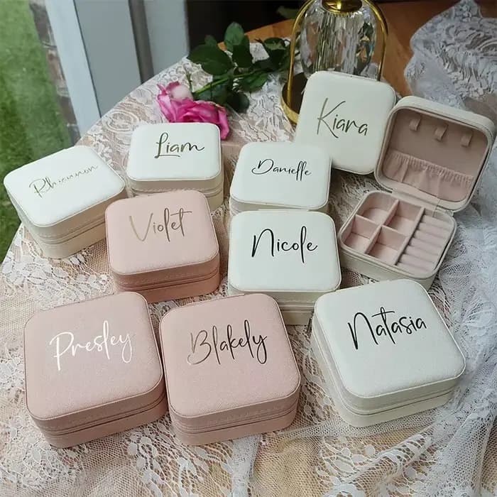 Boîte à bijoux personnalisée pour filles