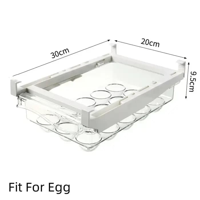 Boîte de rangement transparente pour tiroir de réfrigérateur