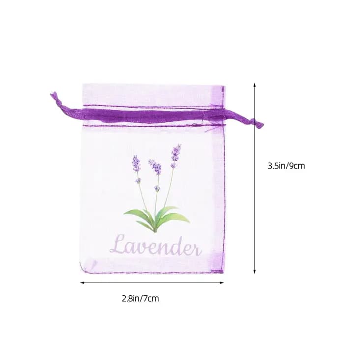20 Sachets Vides pour Parfums, Sachets de Lavande Séchée, Contenants pour Sachets