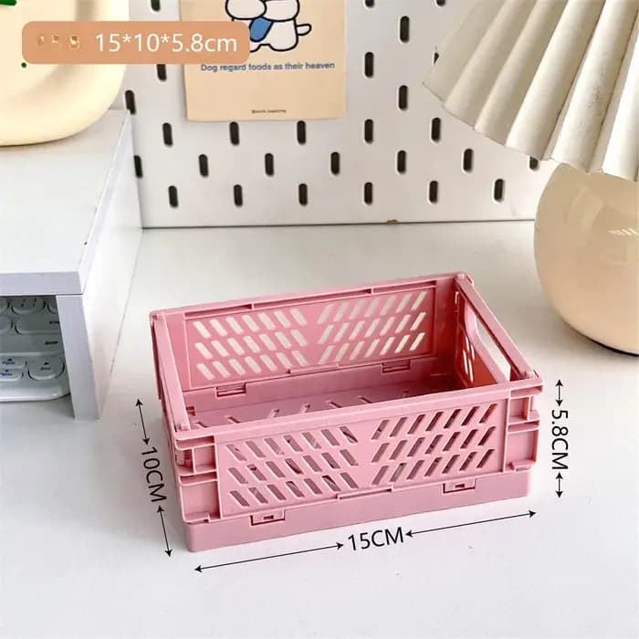 Mini paniers de bureau pliables