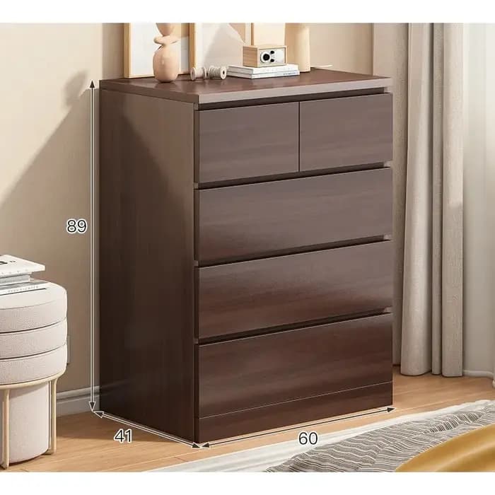 Armoire de rangement simple et moderne en blanc pour chambre à coucher