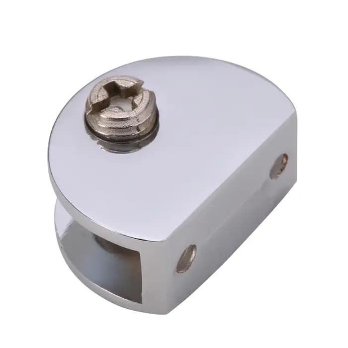 Supports d'étagère en alliage de zinc chromé