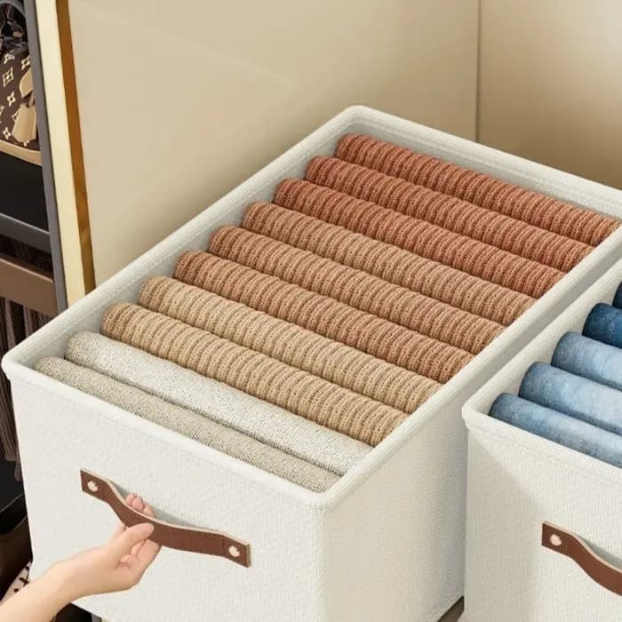 Boîte de rangement en tissu Oxford grande capacité