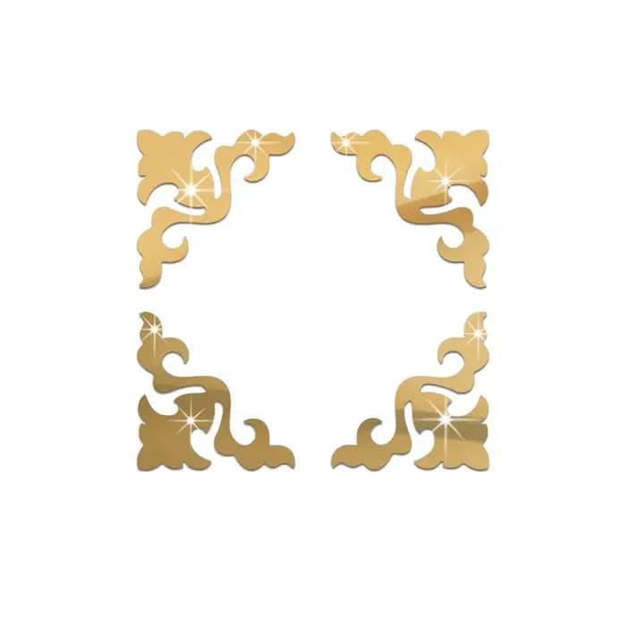 Autocollant de miroir de décoration de meubles
