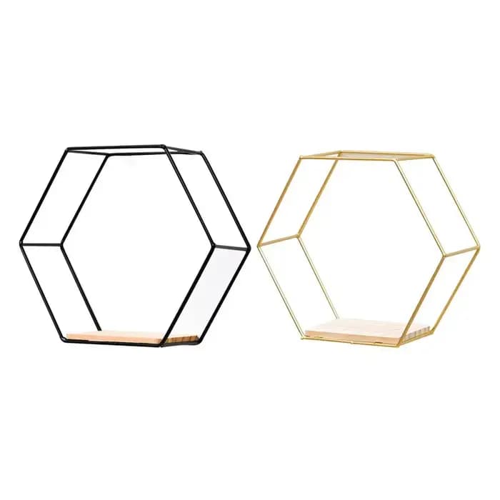 Étagères Murales Flottantes Hexagonales T1
