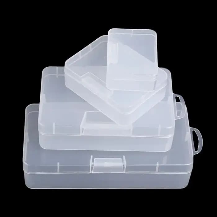 Mini Boîte d'Emballage Rectangulaire Translucide