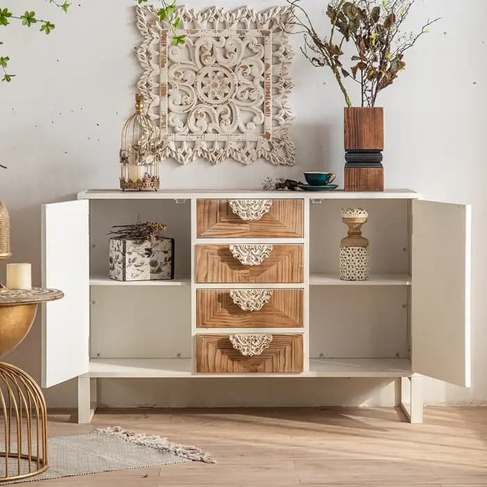 Armoire de salon Design Vintage avec rangement