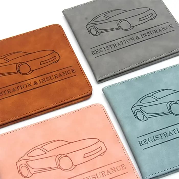 Porte-carte d'immatriculation de conduire et d'assurance