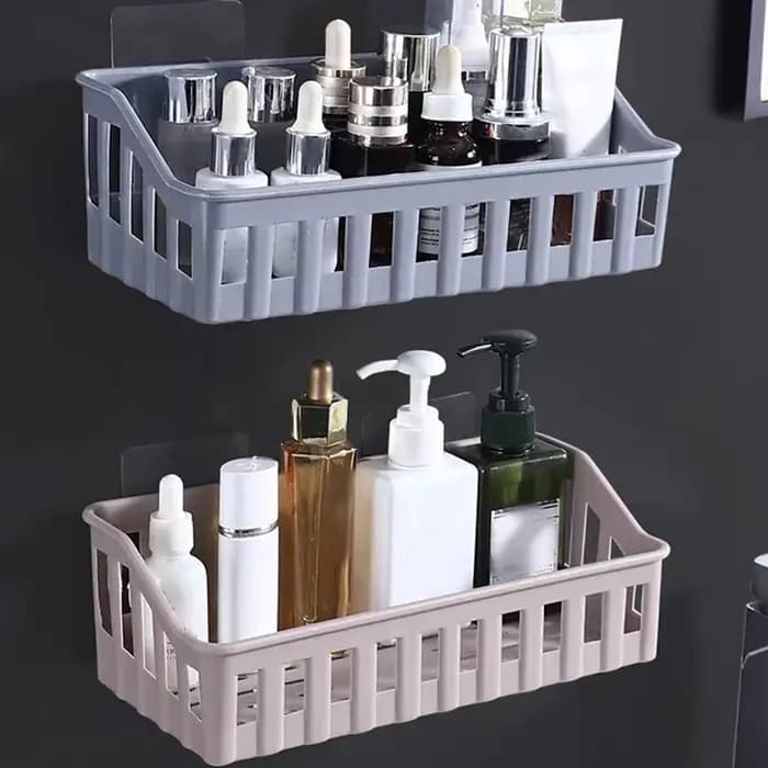 Étagère murale en plastique pour douche